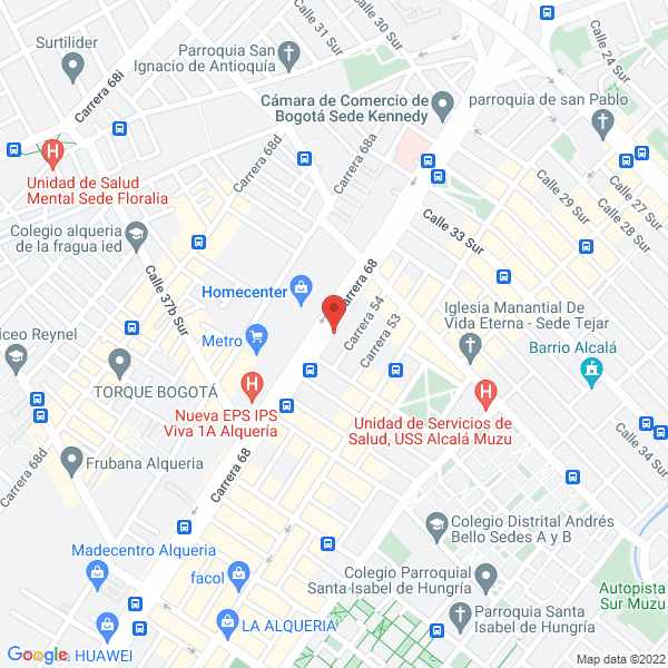 Mapa de Industria Lozada Vargas Y Cía. Ltda.