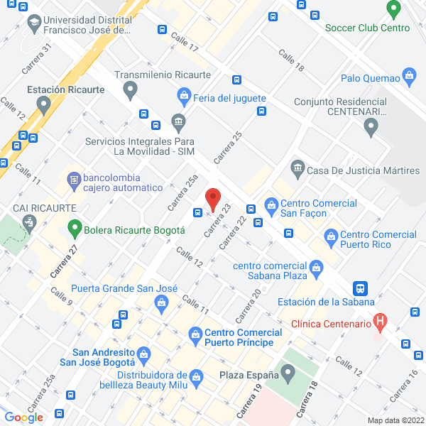 Mapa de Industrial De Retenes Y Rodamientos