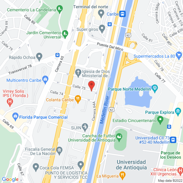 Mapa de Industrias Reymo Ltda.