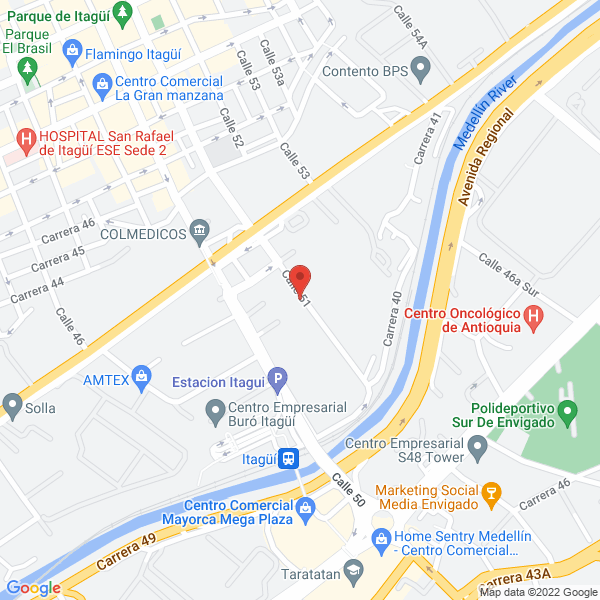 Mapa de Industrias Rij S.A.S.