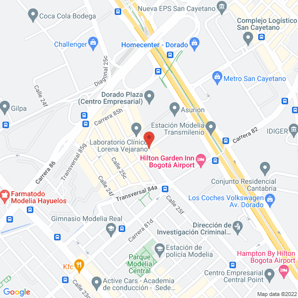 Mapa de Inex Company Ltda.