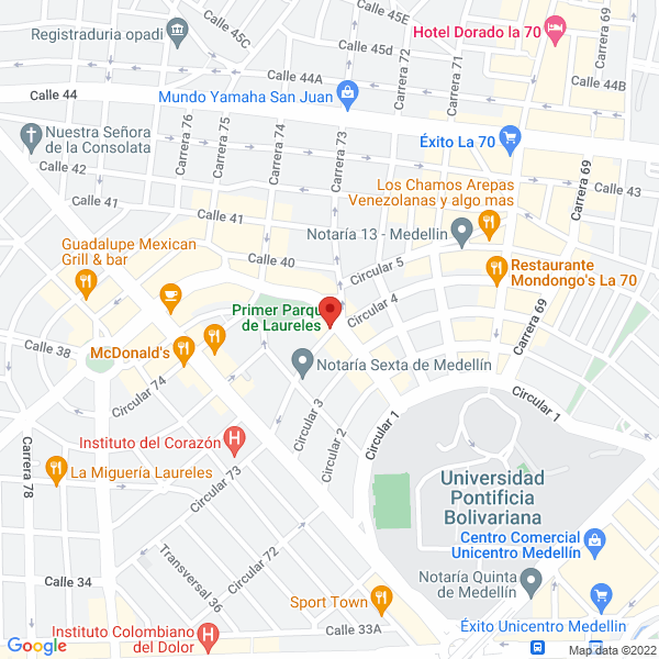 Mapa de Inforlución Ltda.