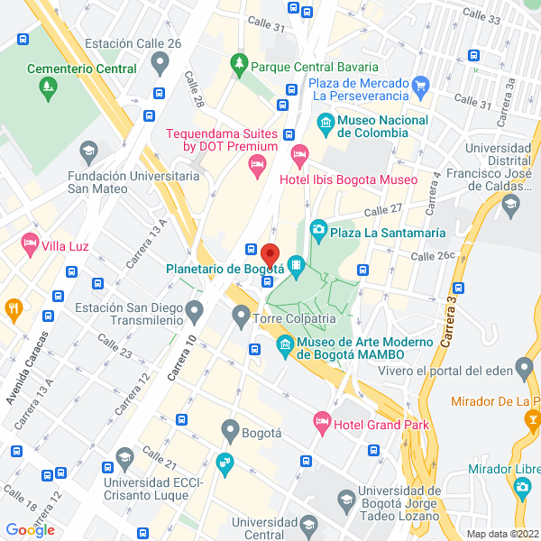 Mapa de Centro Internacional De Terapias
