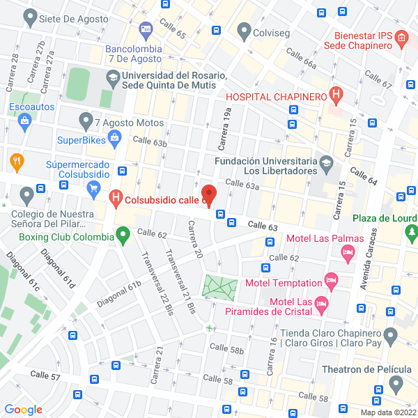 Mapa de Centro Médico Ecoimagen