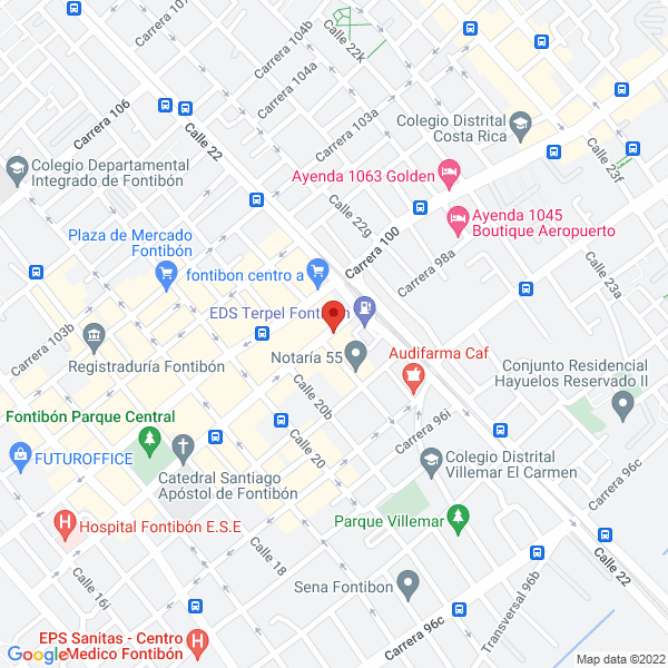 Mapa de Centro Médico Homeópata