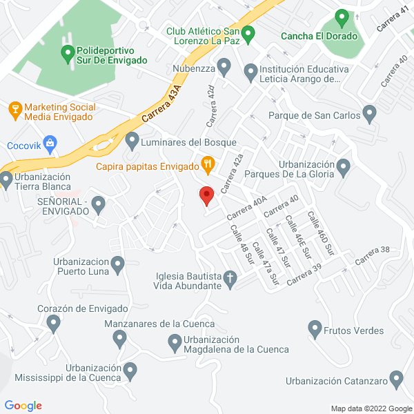 Mapa de Inversiones Jonaco S.A.S.