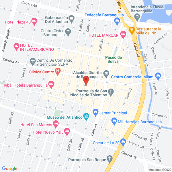 Map of Inversiones La Bolsa Ltda.