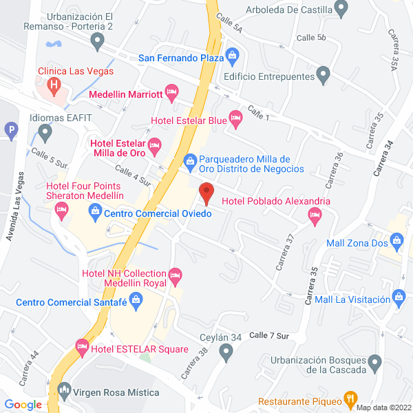 Mapa de Inversiones Vélez Jaramillo Y Cia