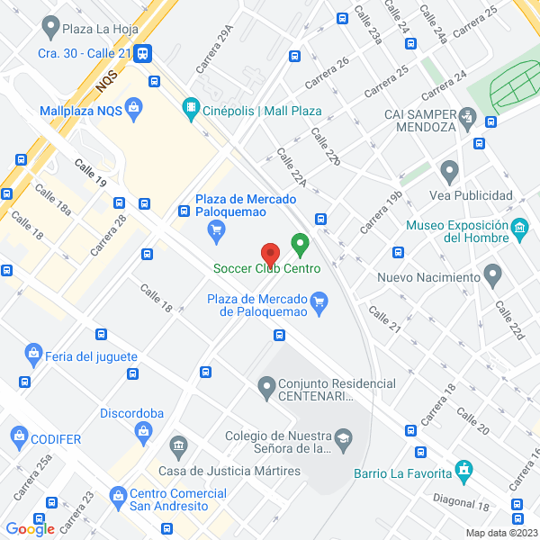 Mapa de Inversiones Y Comercialización Invercom S.A.S.