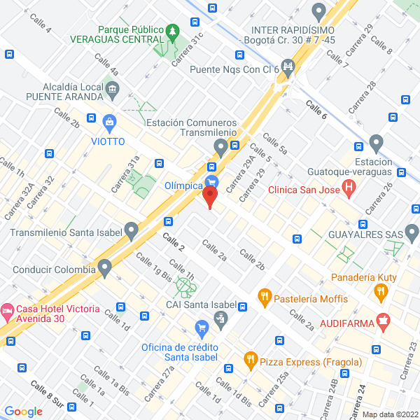 Mapa de Jd Segurity Ofic De Colombia Ltda.