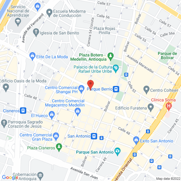 Mapa de Punto Cafe 1031