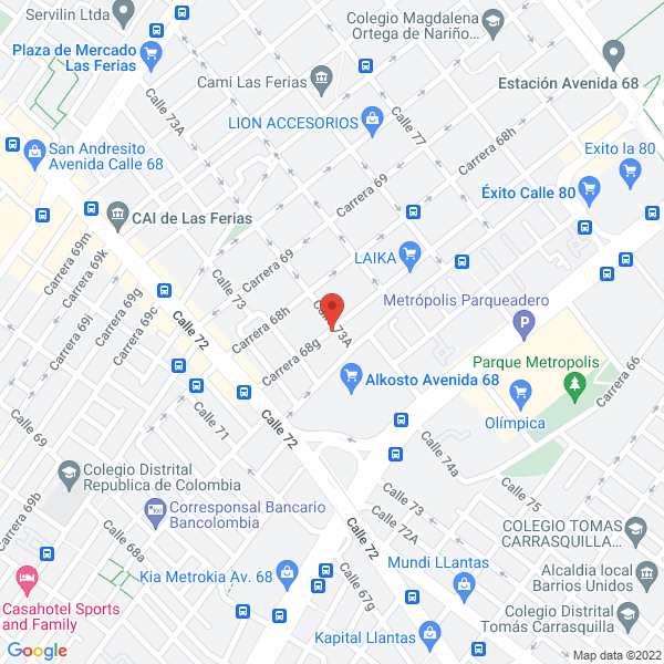 Mapa de Syp Publicidad