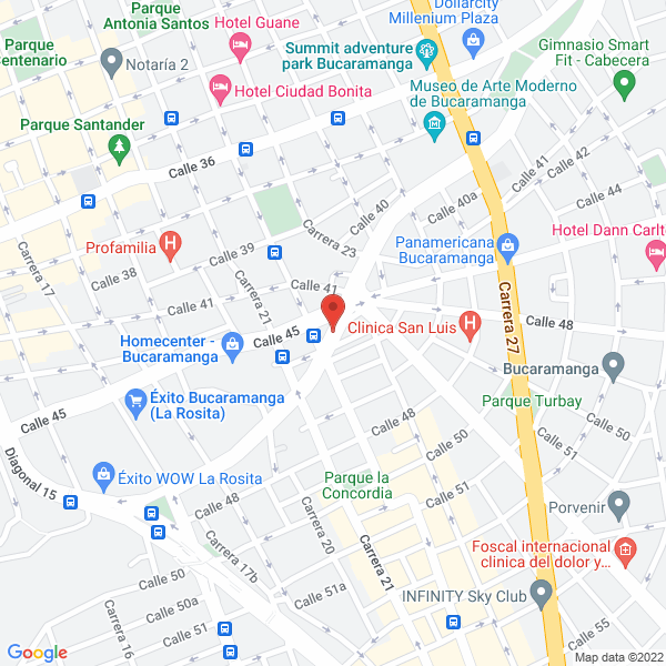 Map of Refribúcaros
