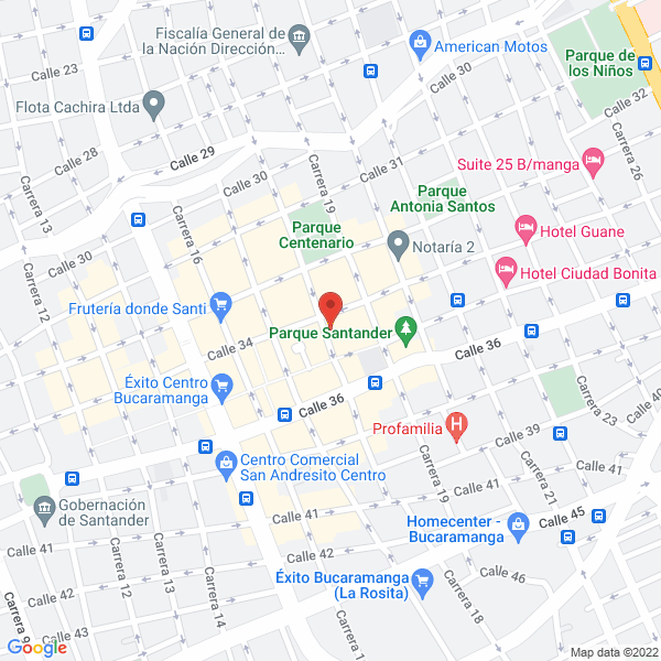 Map of Peña Metales