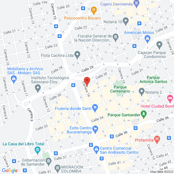 Map of Almacén El Hato