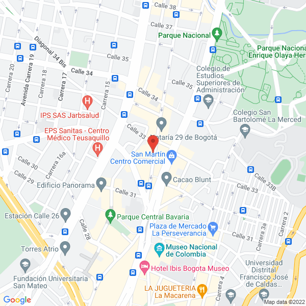 Mapa de Alvarez Castellon & Asociados-Quiero Clientes