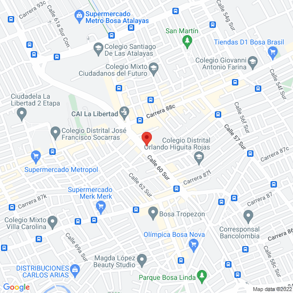 Mapa de Quiroga Rojas Lever Esneider