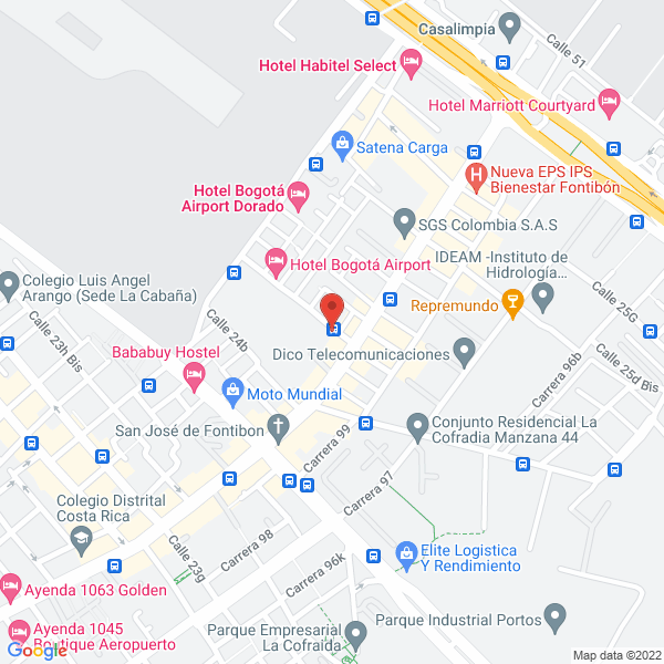 Mapa de Moreno & Ramírez Impresores Ltda