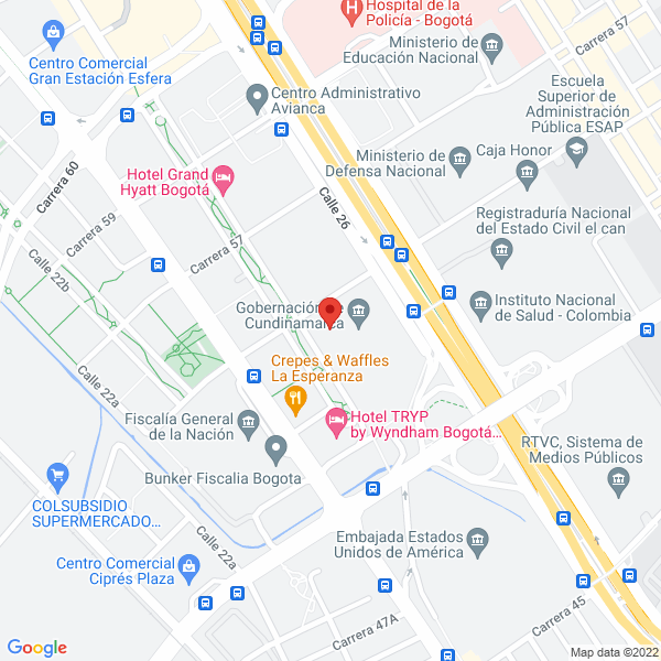 Mapa de Finca Raiz Yadira - Quiero Clientes