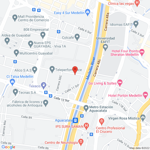 Mapa de Sts Refill Technology Colombia S.A.S