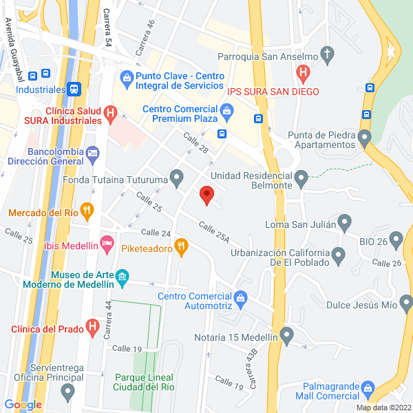 Mapa de Aulas Amigas Sas