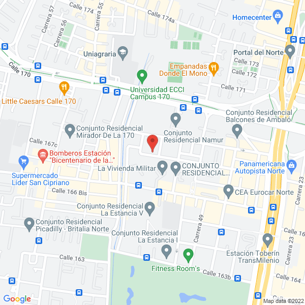 Mapa de Ampak Ltda C.I.