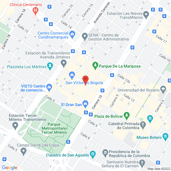 Mapa de Creaciones Granizo
