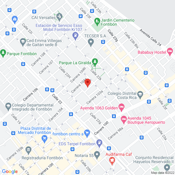 Mapa de Distribuciones 45 Y Fe