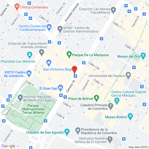 Mapa de Distribuidora De Gafas