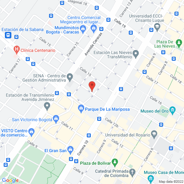 Mapa de El Pasaje Eléctrico Sánchez