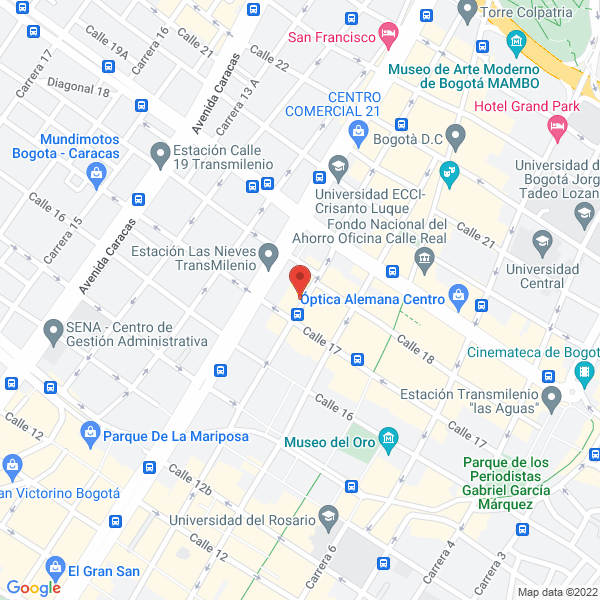 Mapa de Opticap Vv