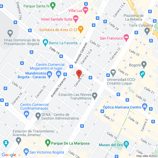 Mapa de Parqueadero Ciudad De Lima
