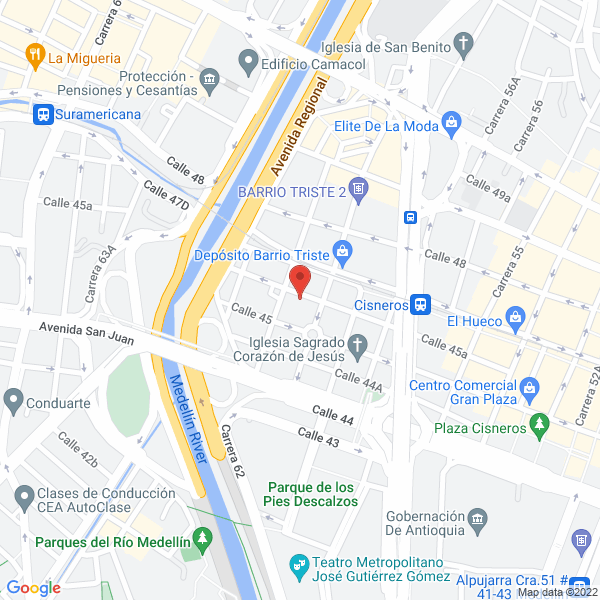 Mapa de Ferretería Baterías Súper Raeza