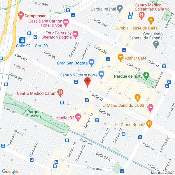 Mapa de 2 Oa S.A.