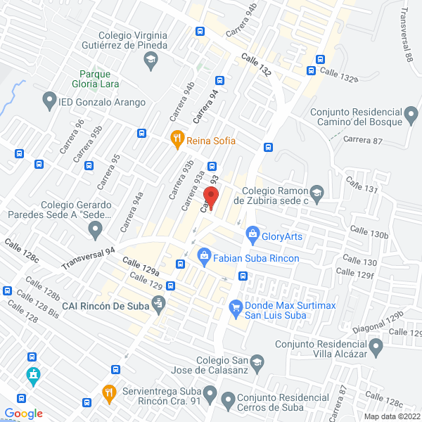 Mapa de A & M Mensajería Especializada