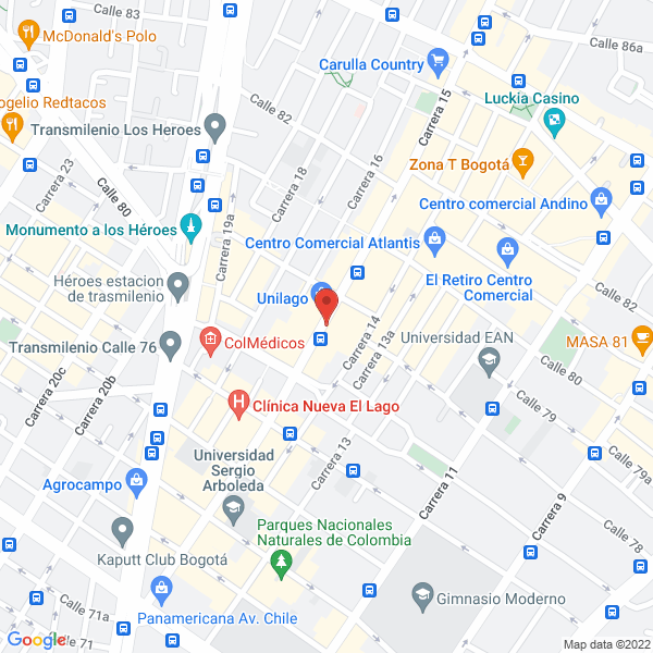 Mapa de A D Inversiones Ltda