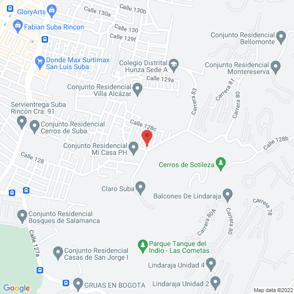 Mapa de A Domicilio Servicio Técnico 24 Horas