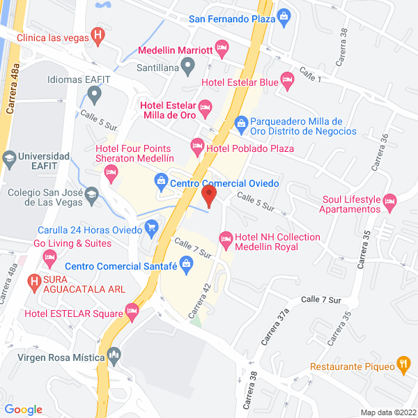 Mapa de A.S. Consultoría Ejecutiva - Angela Serna S.A.