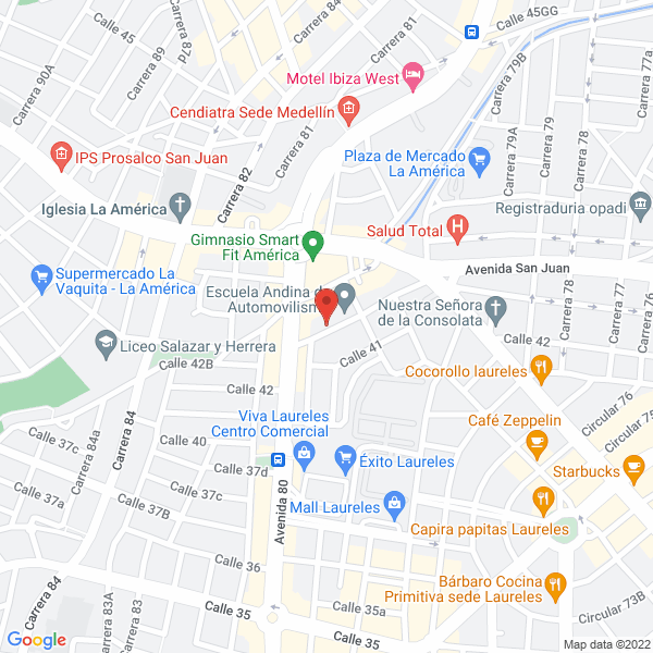 Mapa de Academia Material Y Arte