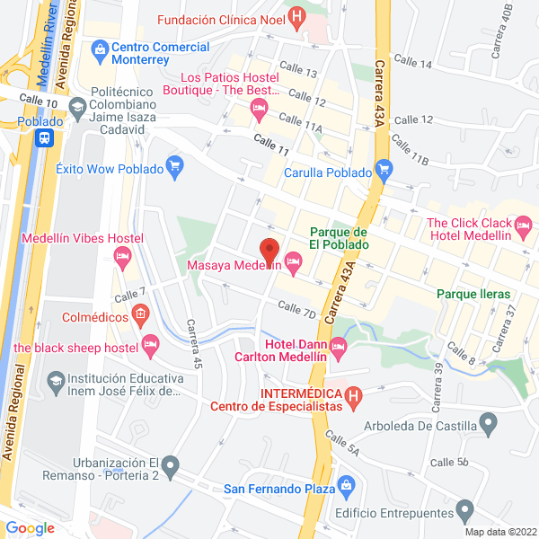 Mapa de Academia De Ingles Mark Tomas