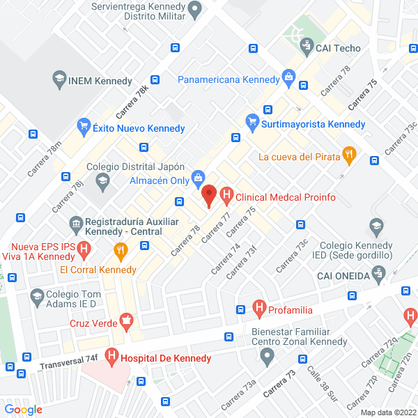 Mapa de Academia Pilotos