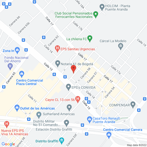 Mapa de Acoples Y Partes Ltda