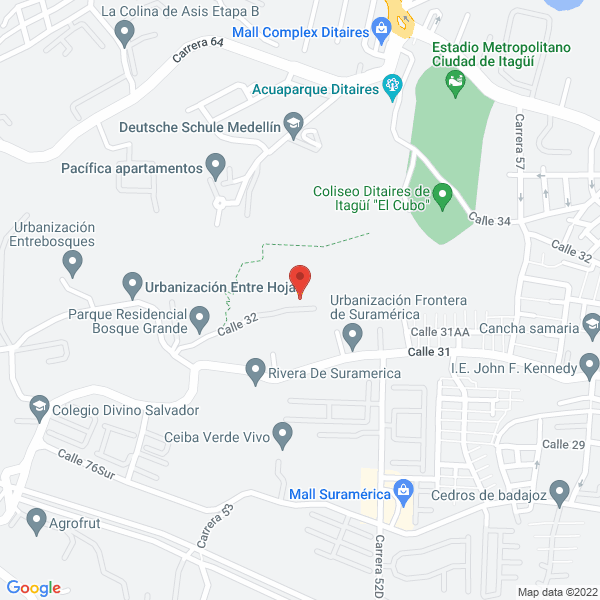 Mapa de Acp Asistencia En Carretera Personalizada S.A.S.