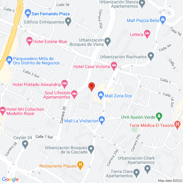 Mapa de Todo Y Más Mensajería - Quiero Clientes