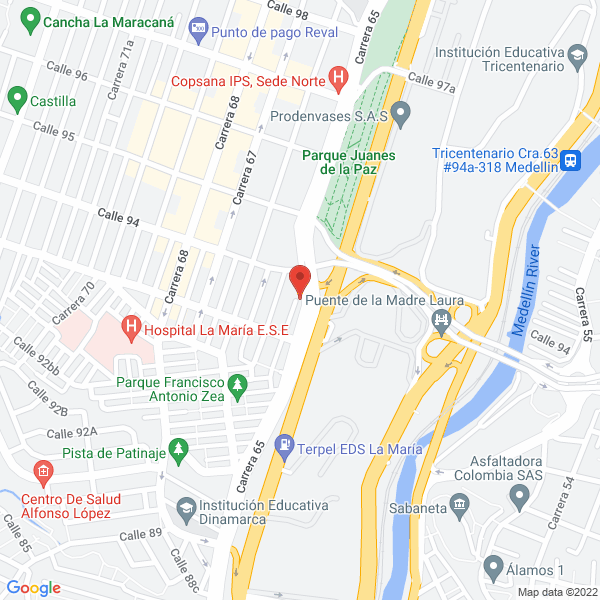 Mapa de Servihidraulica & Potencia S.A.S.