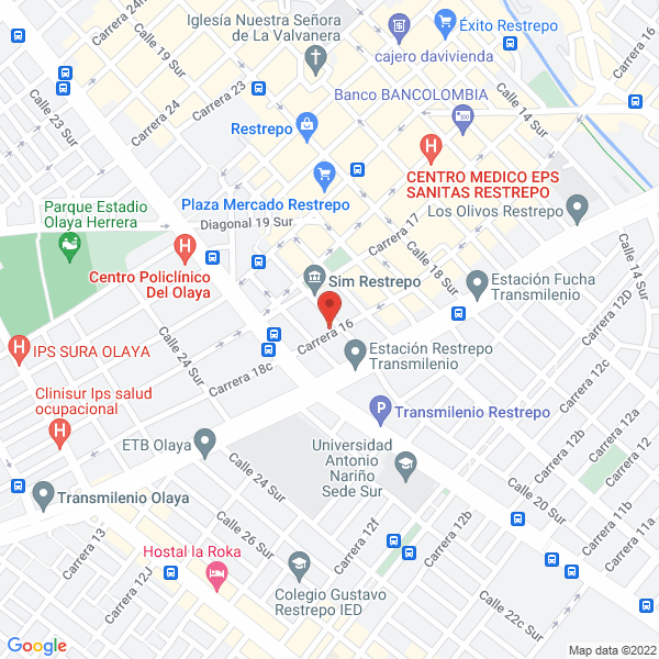 Mapa de A.R. Repuestos