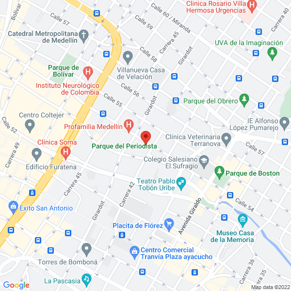 Mapa de Consultorios Odontológicos La 56