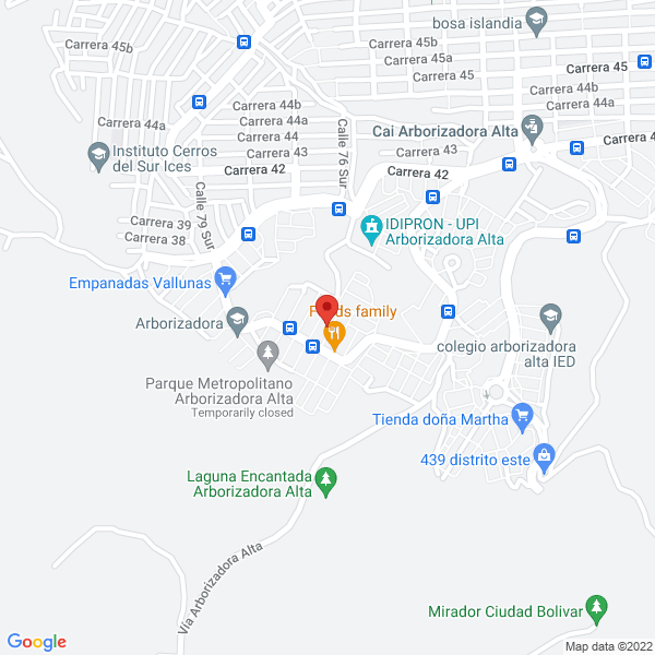Mapa de Heredia Henry