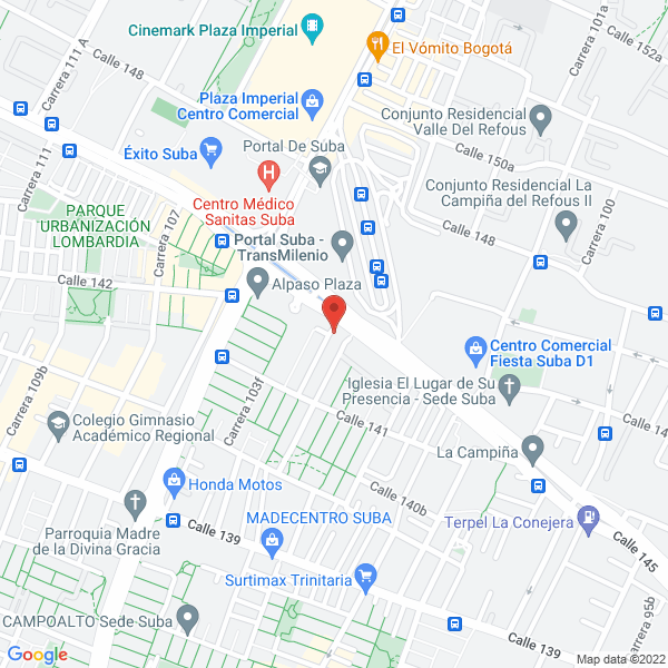 Mapa de A&B Asesores Tributarios Sas