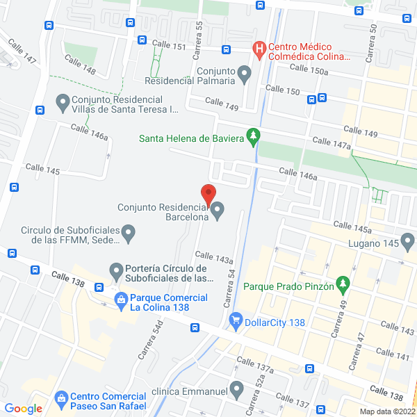 Mapa de Amv Asesores S.A.S